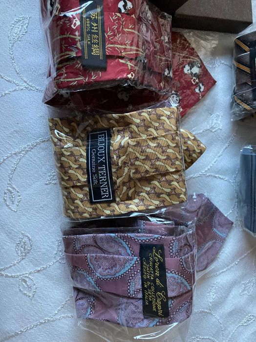 Лот маркови официални вратовръзки 100%коприна, китайски, бъларски и др