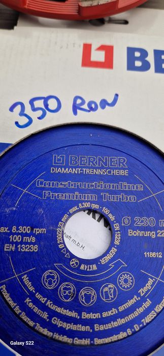 Hilti,Berner disc de tăiat,slefuit beton
