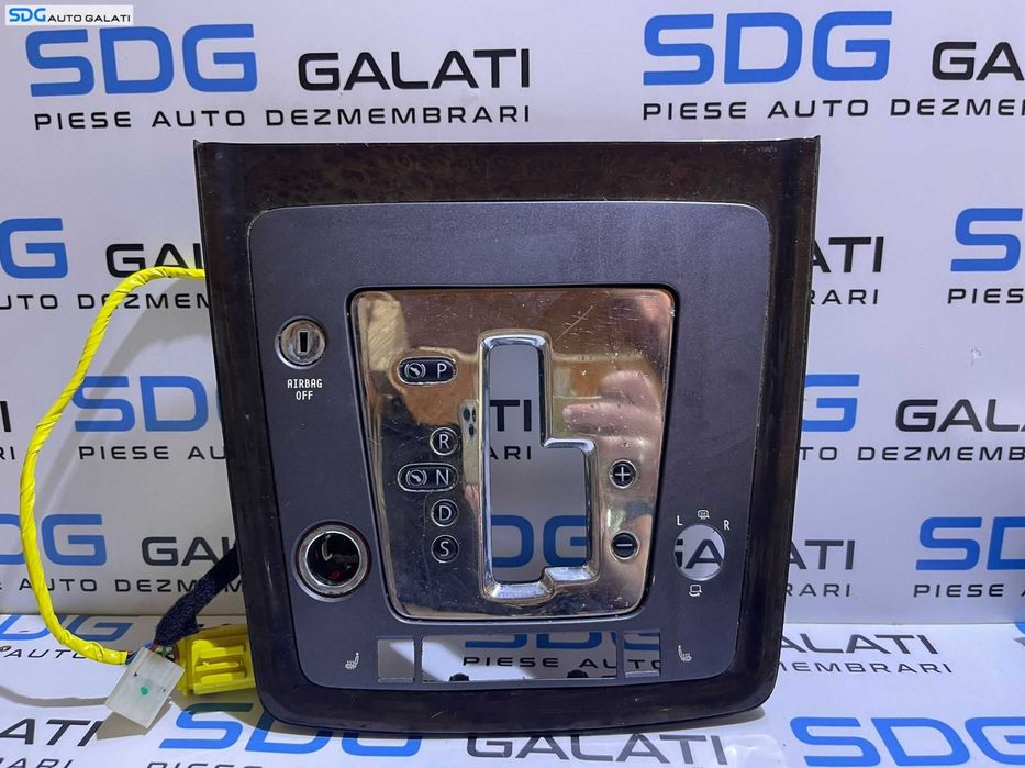 Rama Trim Consola Centrala Ornament Selector Timonerie Maneta Schimbator Viteze Volkswagen Phaeton 2002 - 2010 Cod 3D0864533 3D0863243J 3D0713109A 3D0713109A