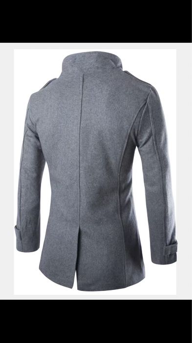 Palton barbati /copii, toamna - iarna , lână, marime XS(42)