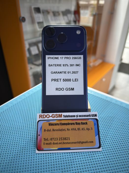 Iphone 17 Pro 256gb Ca NOU/Neverlock/Garantie