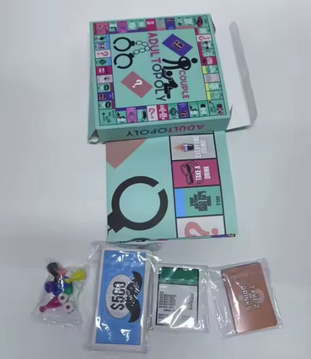 Adult monopoly 18+ joc cuplu distractiv Adultopoly idee cadou iubiti