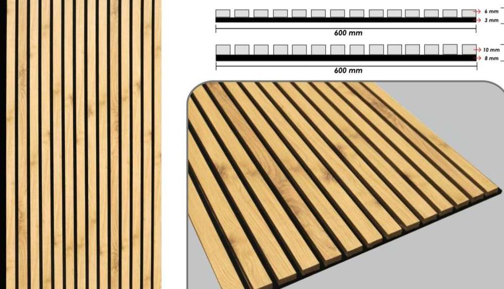 Акустичен Панел от МДФ с флиц 275/60/2см
