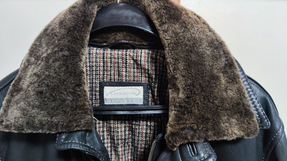 Кожена шуба кожено яке телешки бокс