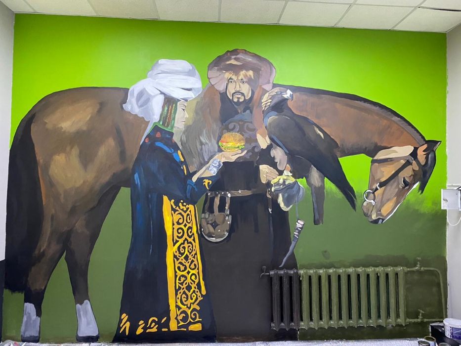 Роспись стен Астана