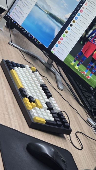 O'yin klaviaturasi t-Wolf k16 chiroqlari yonadi va har xil rejimlari b