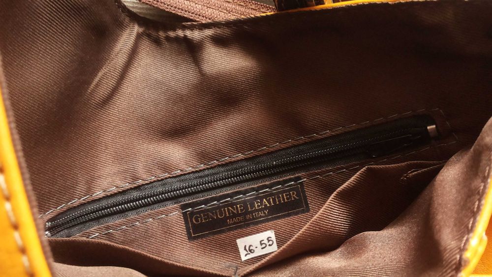 VERA PELLE MADE IN ITALY Genuine Leather раница естествена кожа 16-55