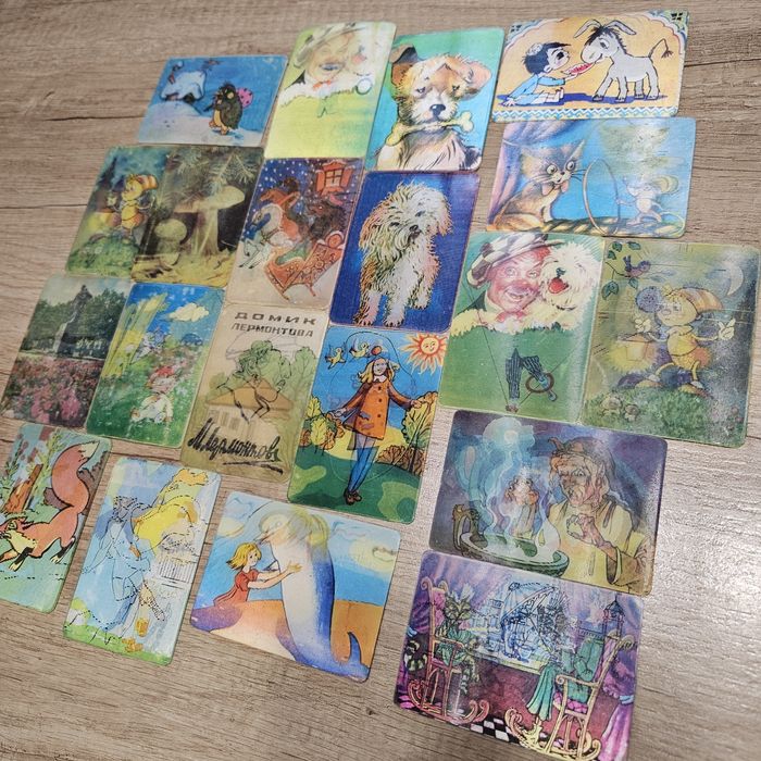 Календарики переливные ссср