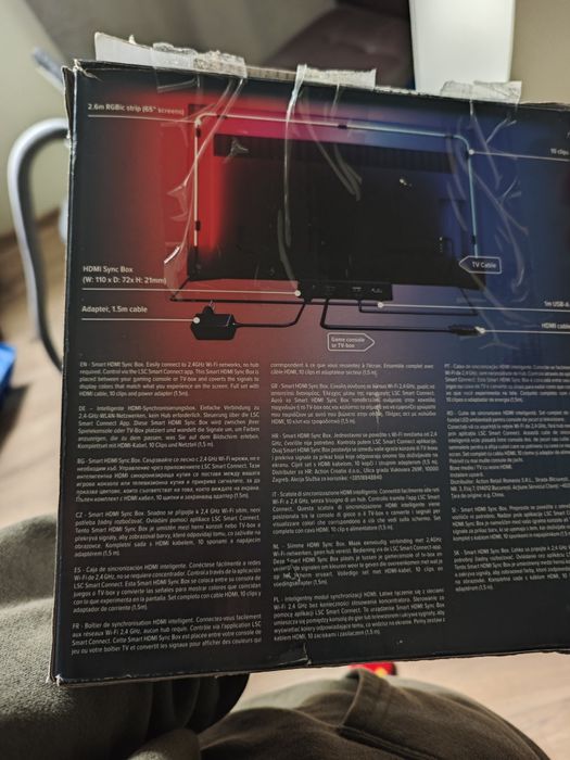 Смарт rgb led лента за телевизор те с hdmi