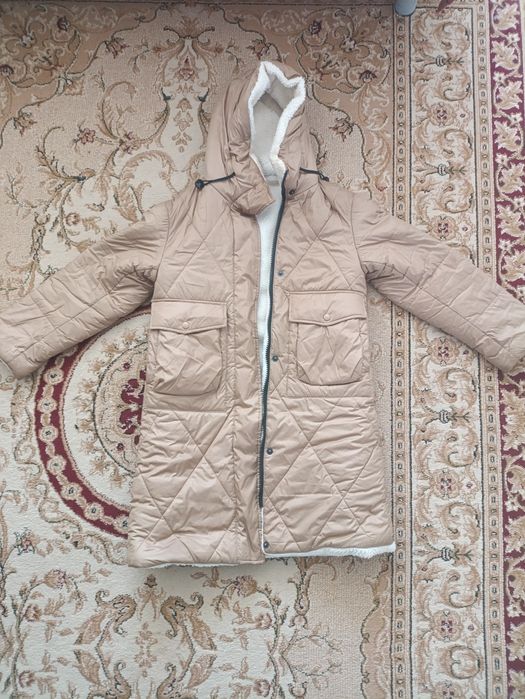 Куртка для девочки двухстороняя
