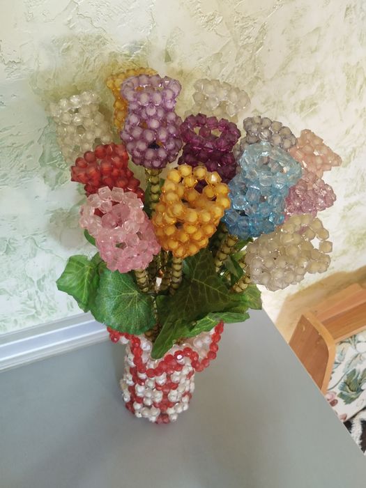 Тюльпаны из бусин