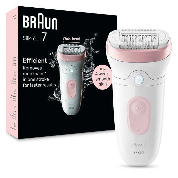 Эпилятор Braun Silk-epil 7 SensoSmart для красоты вашей кожи.