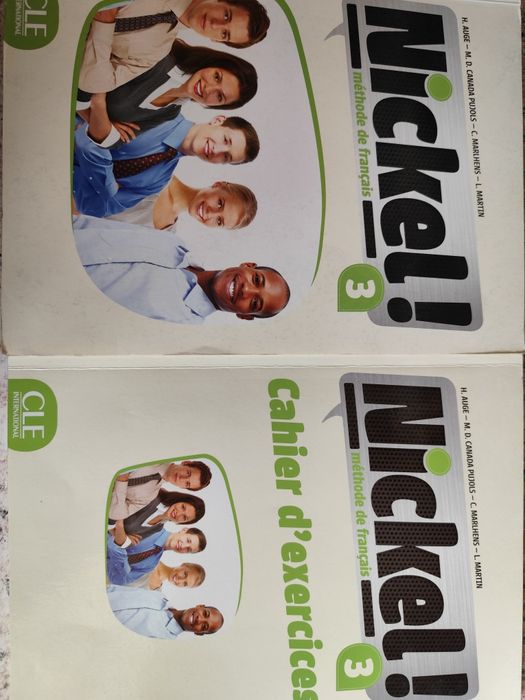 Учебник и учебна тетрадка по френски език Nickel! 3