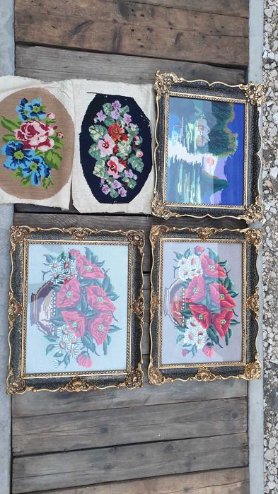 goblenuri cusute manual  cu valoare de arta