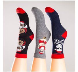 Новогодний подарочный носки