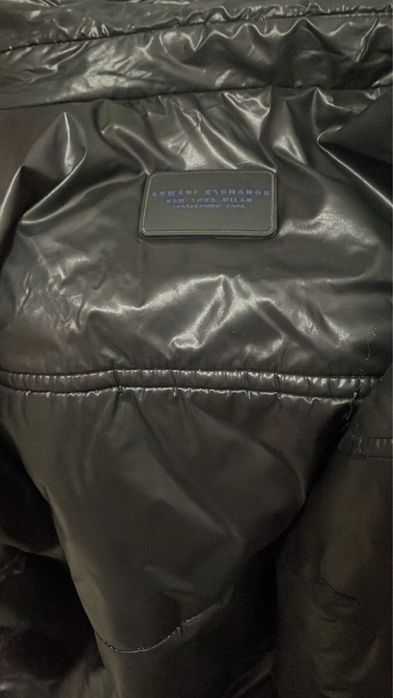 Пуховик Armani Exchange оригинал | тёплая зимняя куртка A|X. Размер L
