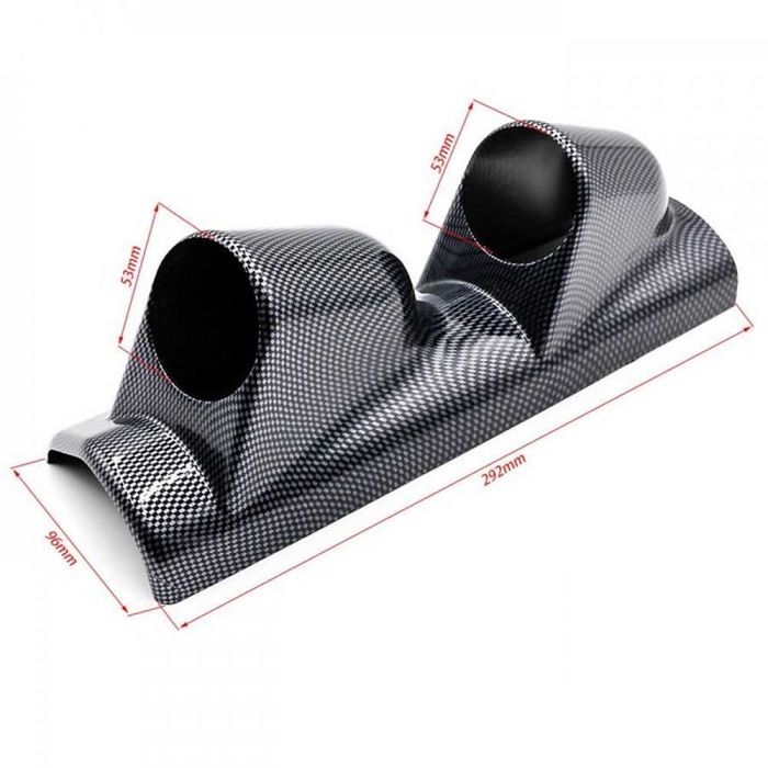 Стойка за 2 измервателни уреди за колона - КАРБОН.