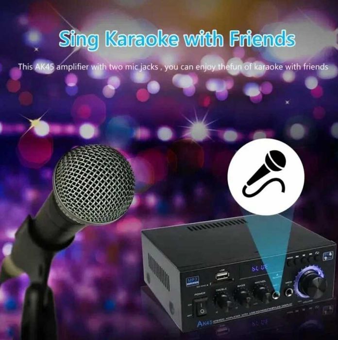 Цифровой усилитель AK45 BT 50 усилитель мощности 300WX2 400 Вт