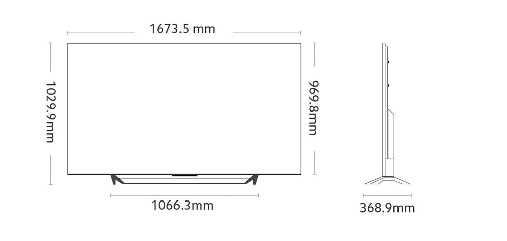 Телевизор Xiaomi 75 QLED-120 GHz