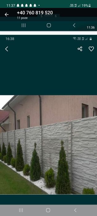 Gard din beton armat