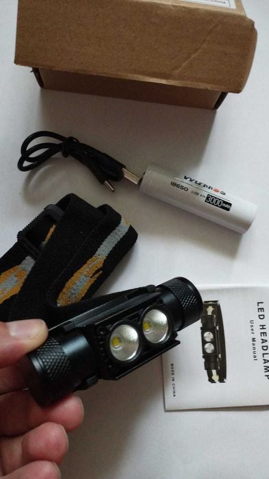 Frontala H25S Dual SST40 de 1200 LM-set cu acumulator