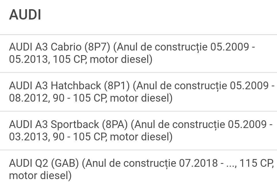 Volantă Originală Volkswagen 03L105266EB Compatibilă AUDI SEAT VW NOUĂ
