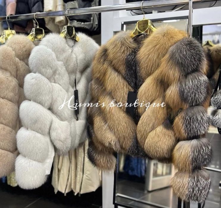 Най- висок клас палта от естесъвен косъм лисица!