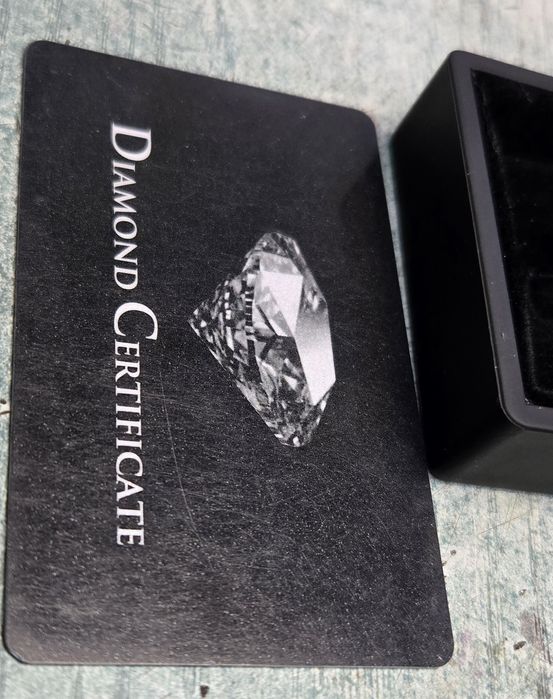 Годежен пръстен. Нов. Бяло злато 0.08ct/ 1.82гр 14к