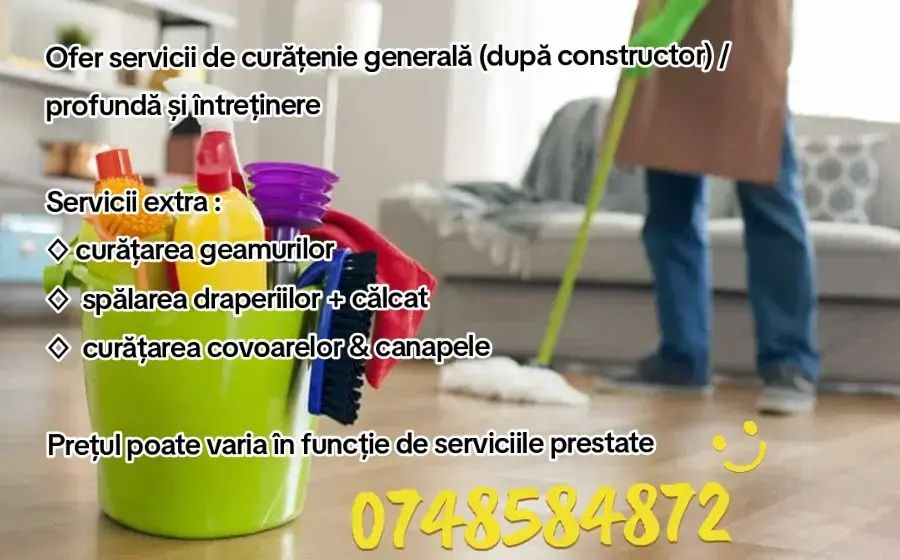 Curățenie case - apartamente - birouri