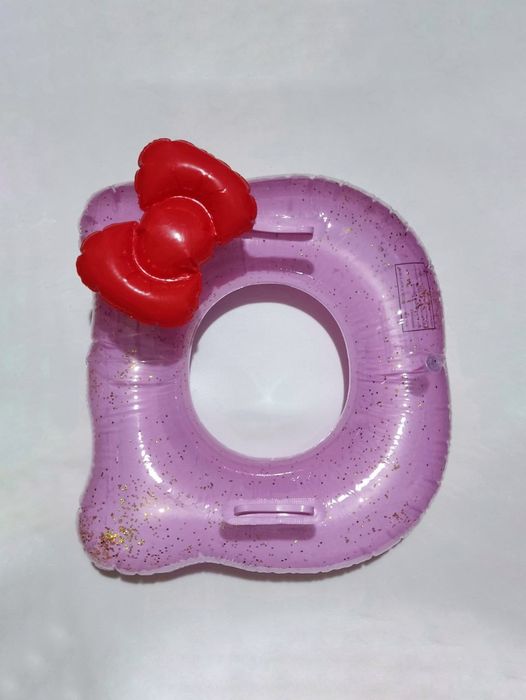 Яркие надувные круги с блестками, 80 см