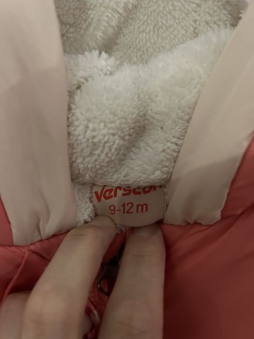 Комбез весенний на девочку 9-12 мес, б/у