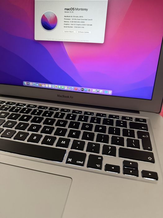 Macbook Air (13-inchi,2017) procesor i5