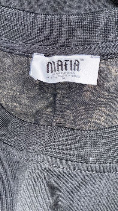 Мъжка овърсайз тениска МАФИЯ 100% памук топ!!!