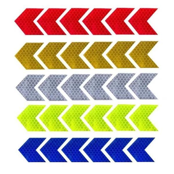 Светлоотразителен стикер-12 броя комплект табели със стрелки, броня, в