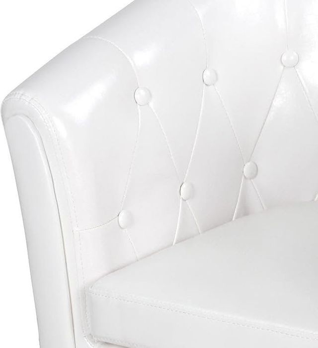 Кресло Chesterfield от дърво и имитация на кожа