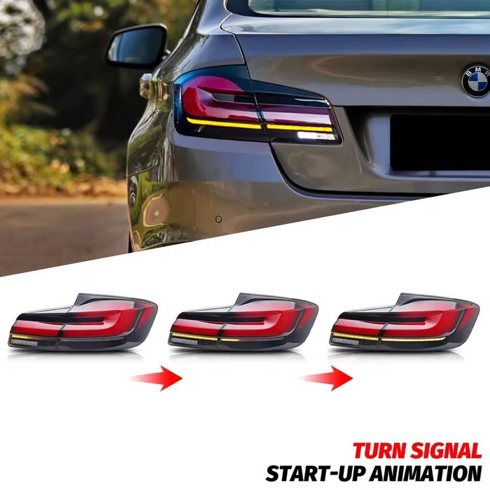 Тунинг LED Стопове с динамични мигачи за BMW F10 2010 - 2017г.