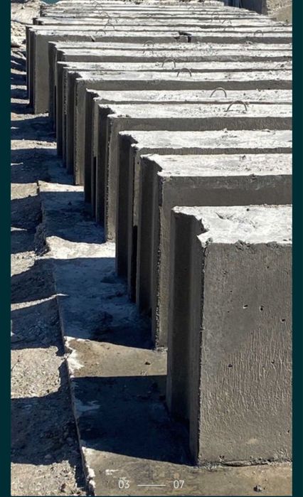 Бетонные блоки ФБС Фундаметные блоки