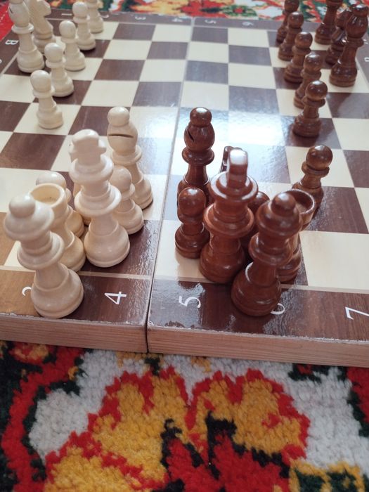 Шахмат магнитли 30×30см