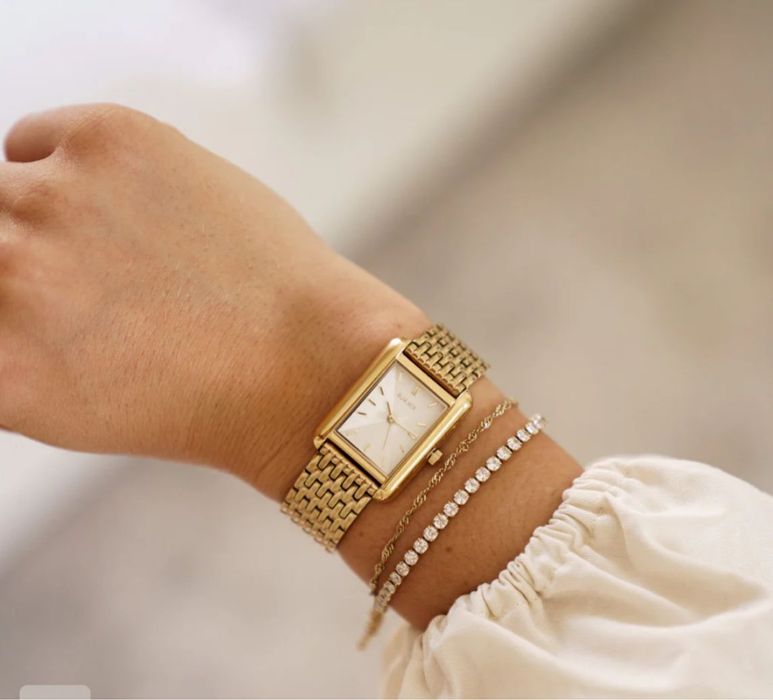 Часы burker Olivia Gold White