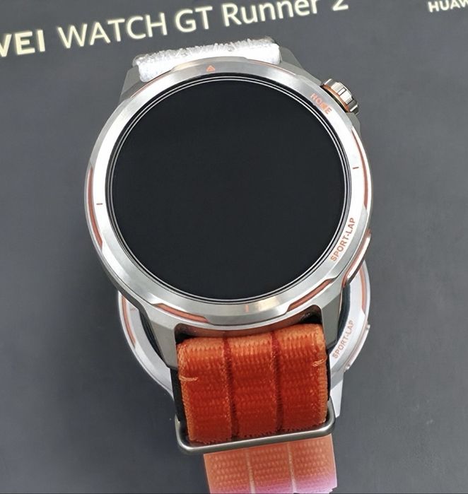 КАТО НОВ 43mm Huawei watch GT Runner 2 Гаранция Ozone 2028 Orange Titanium