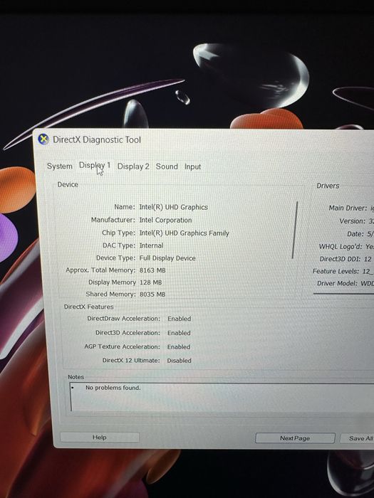 Vand laptop Acer Nitro v15