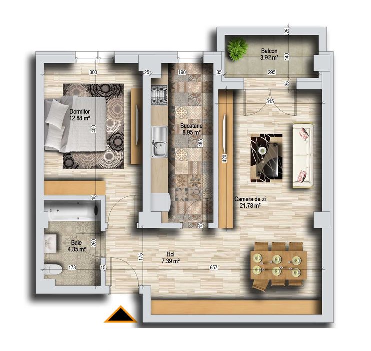 Apartament 2 camere de închiriat - Păcii - direct proprietar