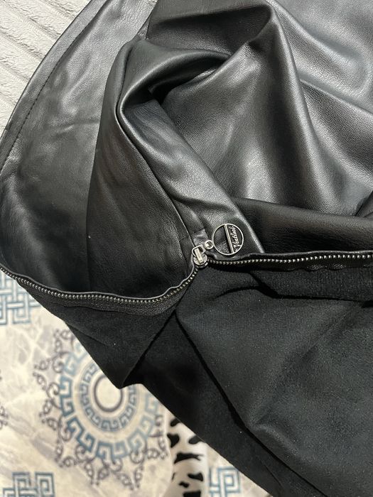 Продам черное коженное платье