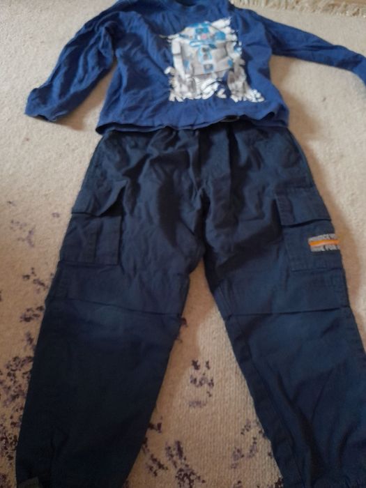 set bluza pantaloni primary 98 110 3 4 ani