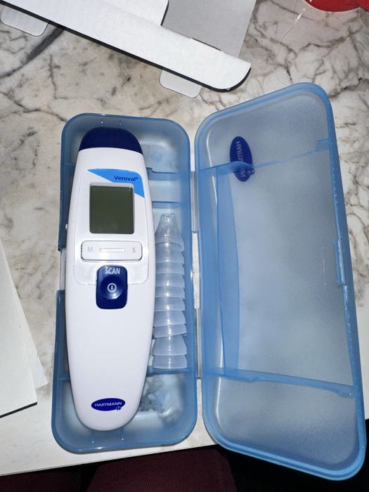 Инфрачервен термометър 2в1 HARTMANN с 3 години гаранция