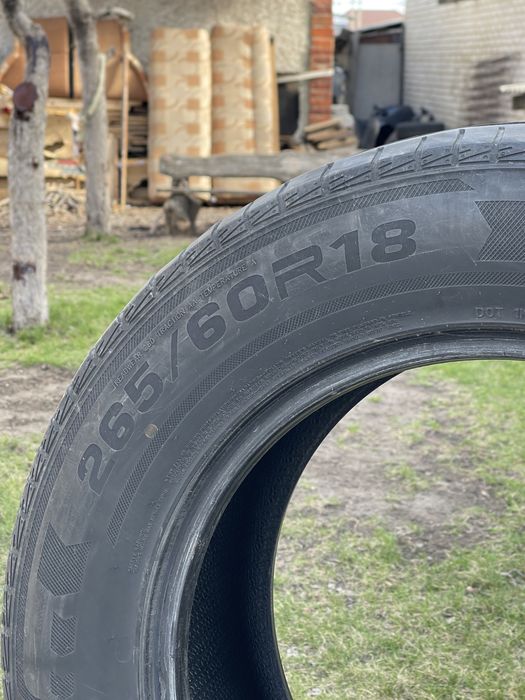Летние шины 265/60/18