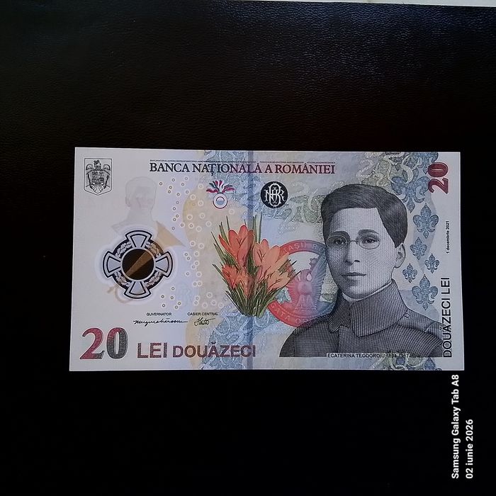 Bancnota Ecaterina Teodoroiu serie deosebită.