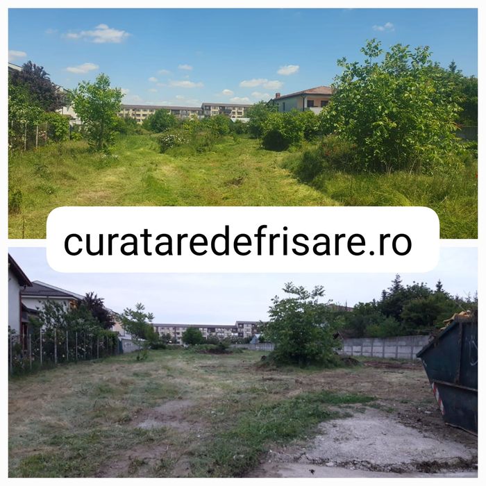 Curatare teren, Eliminare Ambrozie, Salubrizare, Tocare vegetatie,