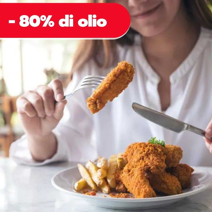 Нов фритюрник с горещ въздух Air fryer XXL ЕЪР ФРАЙЪР 7 програми 5L