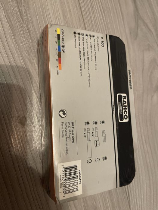 Set biti Bahco 59/S100BC